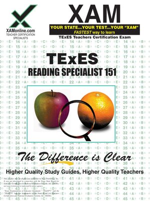 cover image of TExES Reading Specialist 151